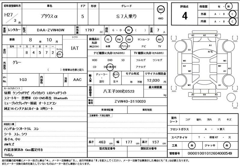 TOYOTA PRIUS ALPHA